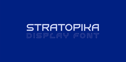 Stratopika Font Poster 1