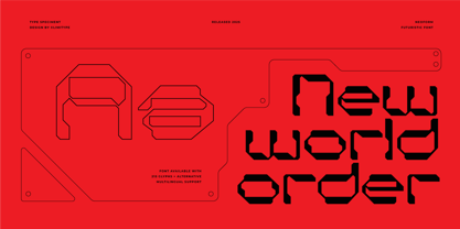 Neoform Font Poster 2