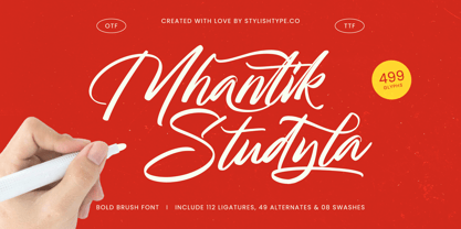 Mhantik Studyla Font Poster 1