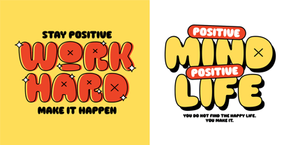 Slombe Font Poster 10