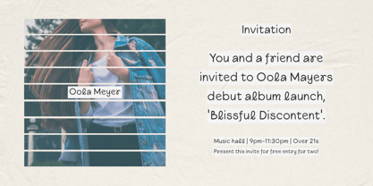 Cloudy Organic Font Poster 6