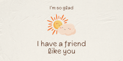 Cloudy Organic Font Poster 2