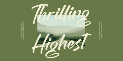 Brighten Shootters Font Poster 9