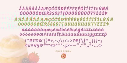 Puffberry Font Poster 11