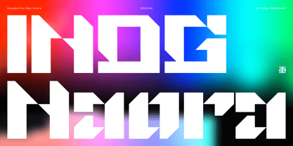 INDG Naora Font Poster 1
