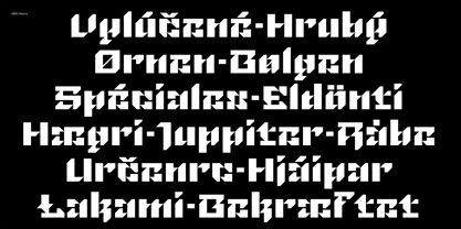 INDG Naora Font Poster 5