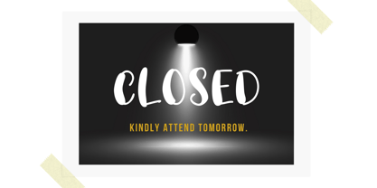 Little Dunkin Font Poster 8