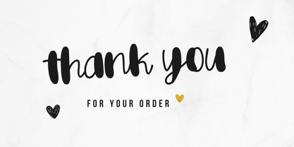 Little Dunkin Font Poster 10