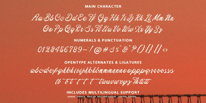 Motesta Script Font Poster 10
