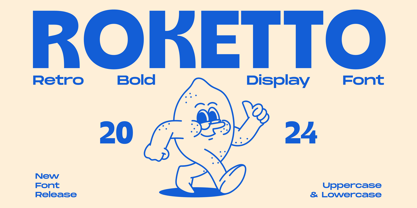 Roketto Font Poster 1