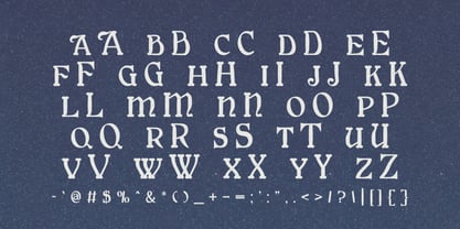 Merchant Ledger Font Poster 2