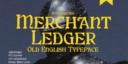 Merchant Ledger Font Poster 1