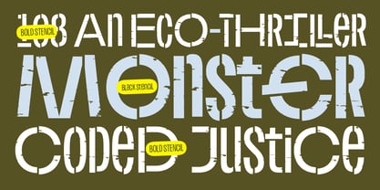 Plex Oxide Font Poster 3