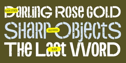 Plex Oxide Font Poster 7