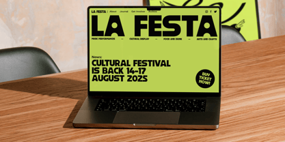 403 FEST Font Poster 9