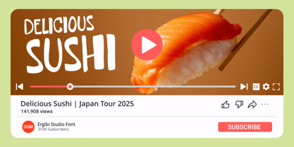 Freak Droop Font Poster 3