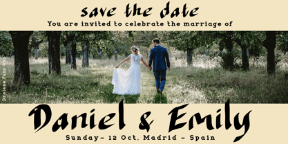 Drolane Font Poster 2