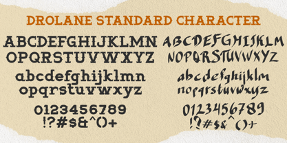 Drolane Font Poster 5