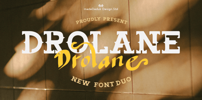 Drolane Font Poster 1