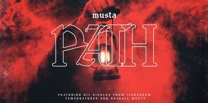 Black Vesper Font Poster 8