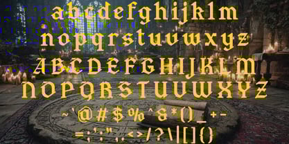 Black Vesper Font Poster 10