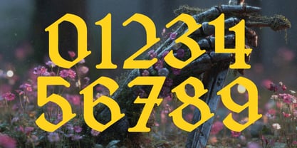 Black Vesper Font Poster 9