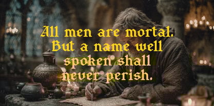 Black Vesper Font Poster 7