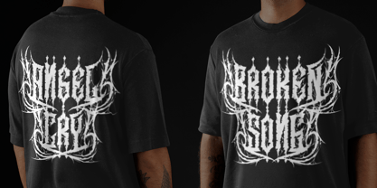 Heavytal Font Poster 7