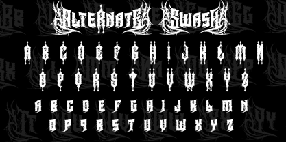 Heavytal Font Poster 12