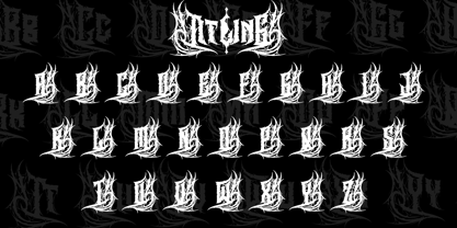 Heavytal Font Poster 13