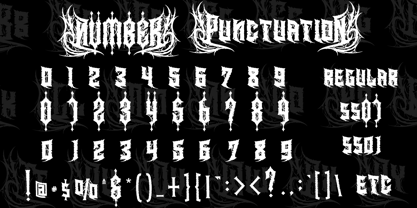 Heavytal Font Poster 10