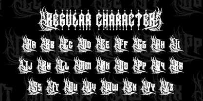 Heavytal Font Poster 9