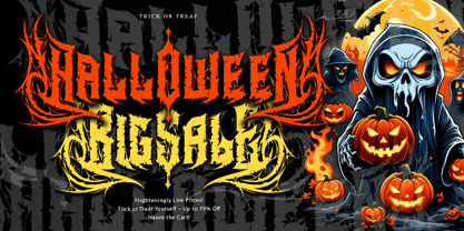 Heavytal Font Poster 4