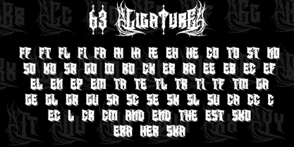 Heavytal Font Poster 11