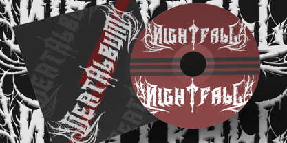 Heavytal Font Poster 15