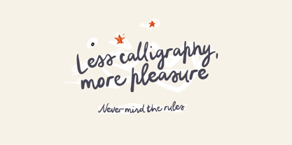 Scribble Mood Font Poster 3