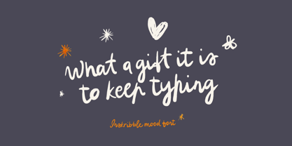 Scribble Mood Font Poster 7