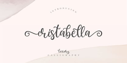 Cristabella Font Poster 1