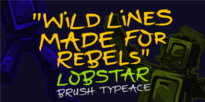 Lobstar Font Poster 4