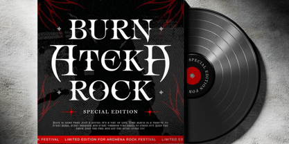 Atherur Font Poster 7