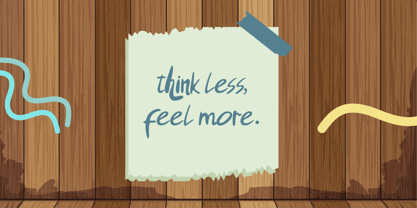 Likehere Font Poster 3