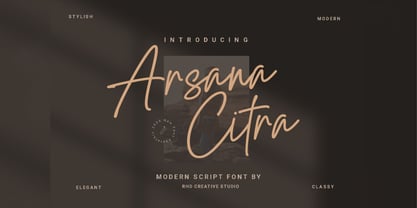 Arsana Citra Font Poster 1
