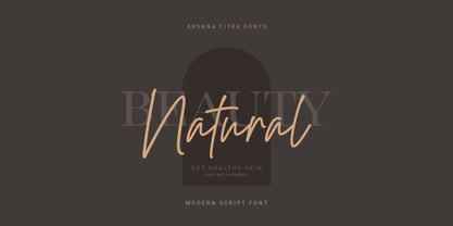 Arsana Citra Font Poster 7