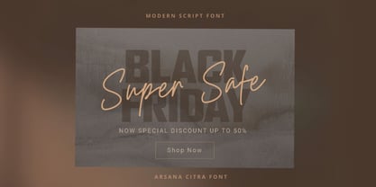 Arsana Citra Font Poster 2