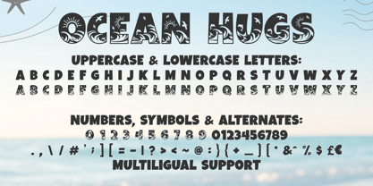Ocean Hugs Font Poster 10