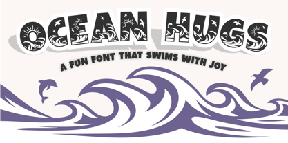 Ocean Hugs Font Poster 1