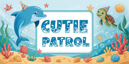 Ocean Hugs Font Poster 4