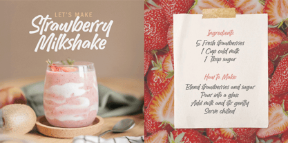 Pinky Vanilla Font Poster 8