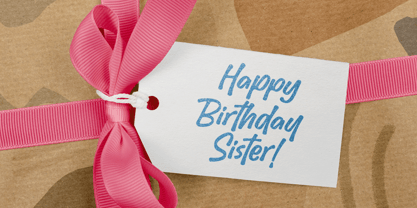 Pinky Vanilla Font Poster 7