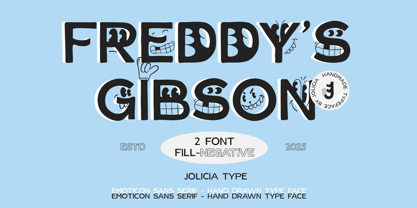 Freddy Gibson Font Poster 1